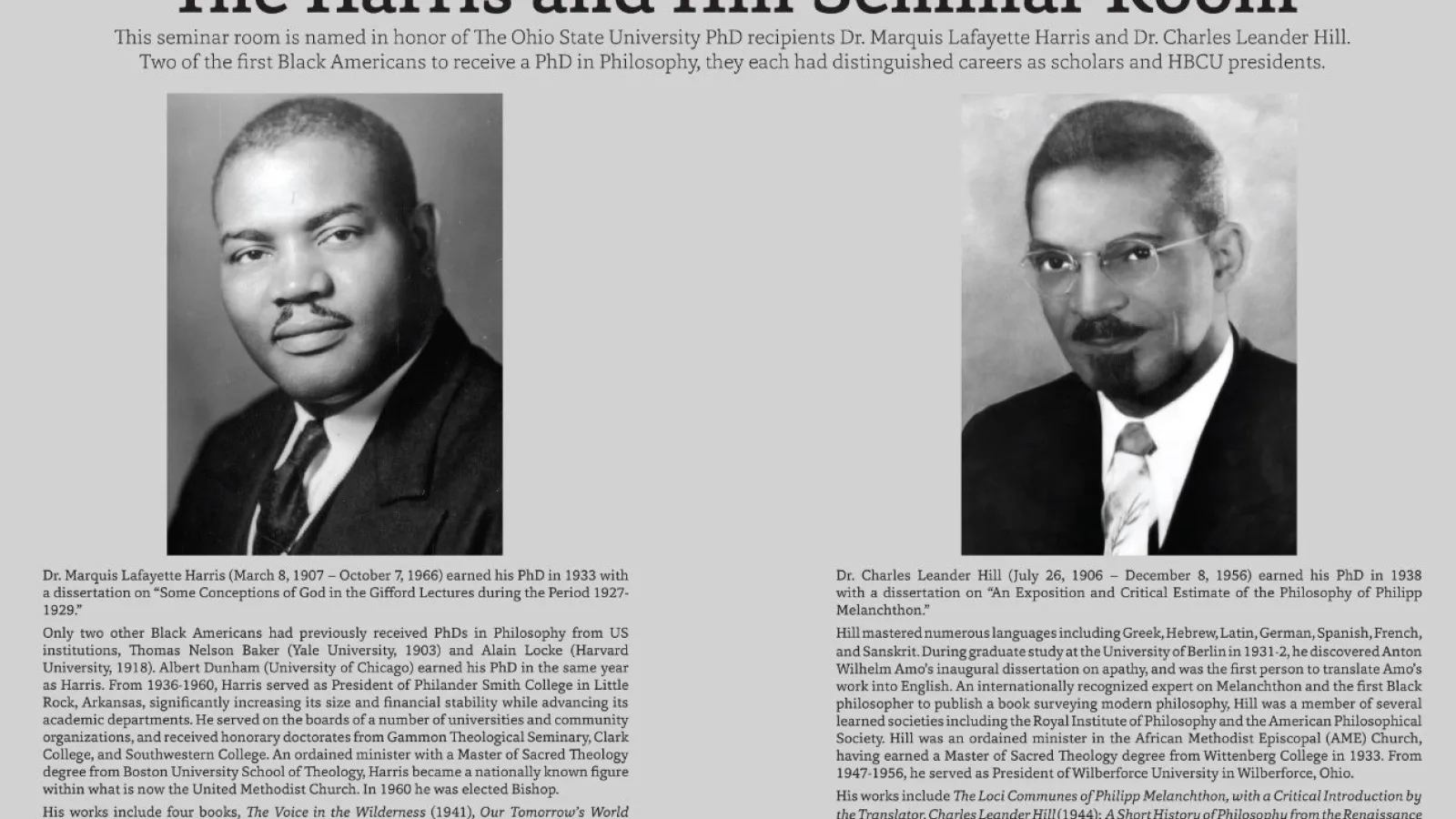 Harris and Hill