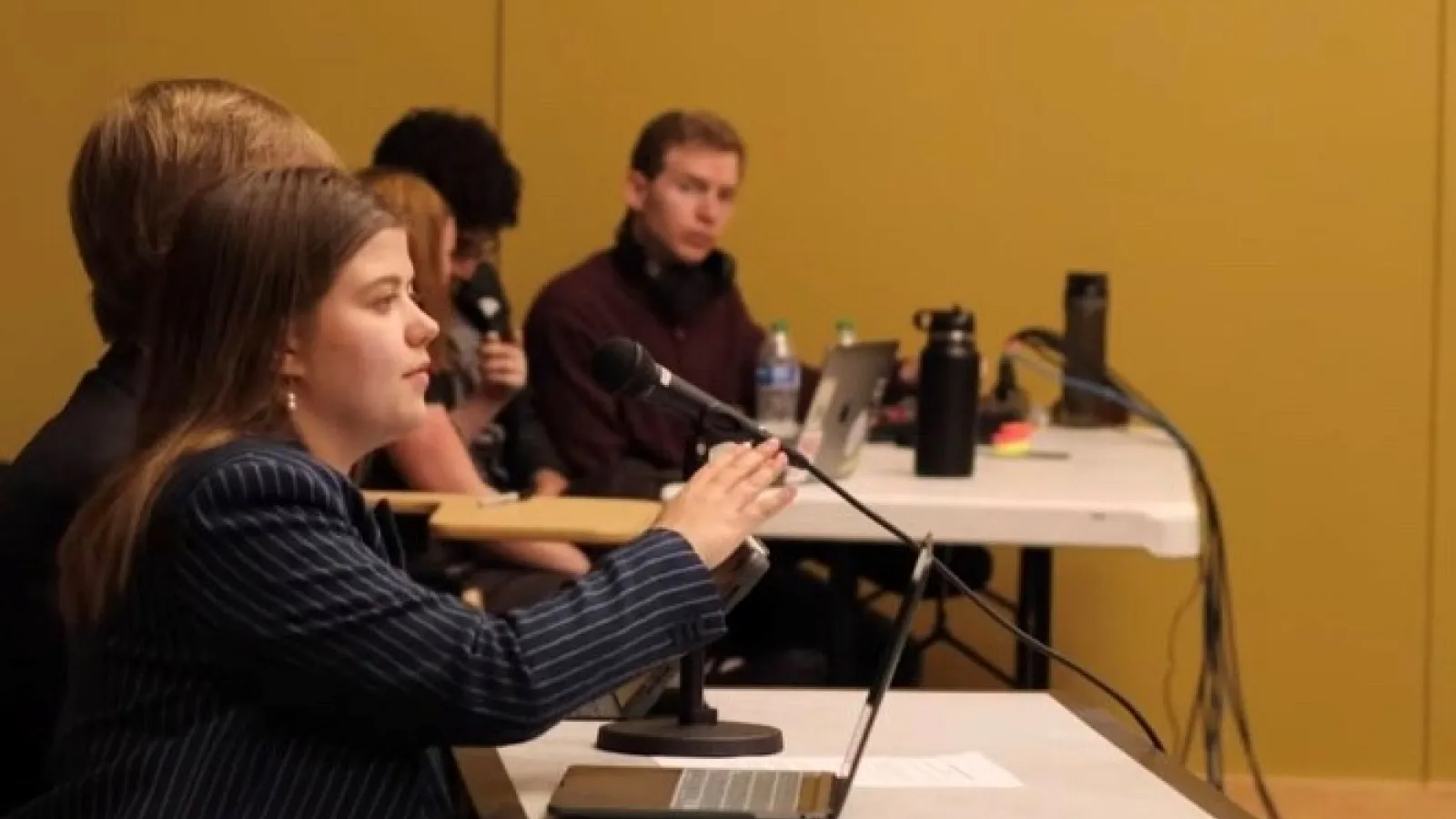 Elyse Reed at the debate