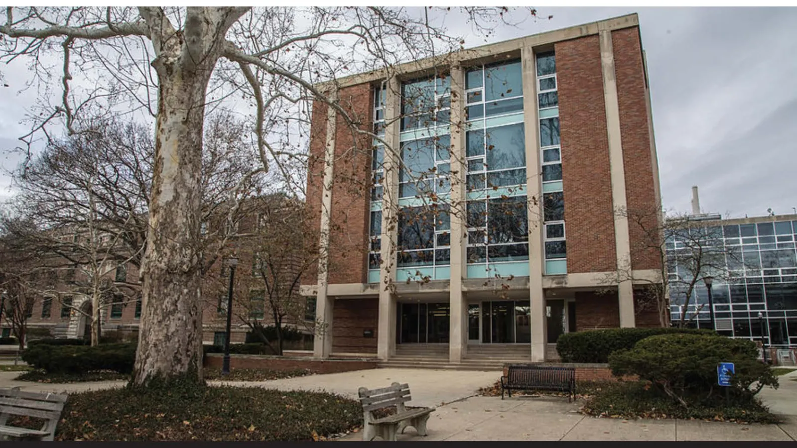 outside of Hopkins Hall