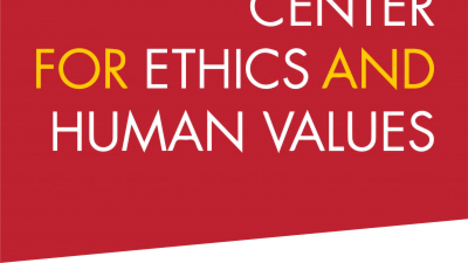 Center for Ethics and Human Values