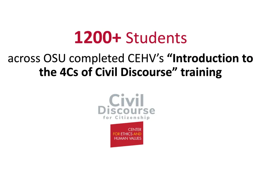 1200 OSU Students have taken 4Cs training on Carmen